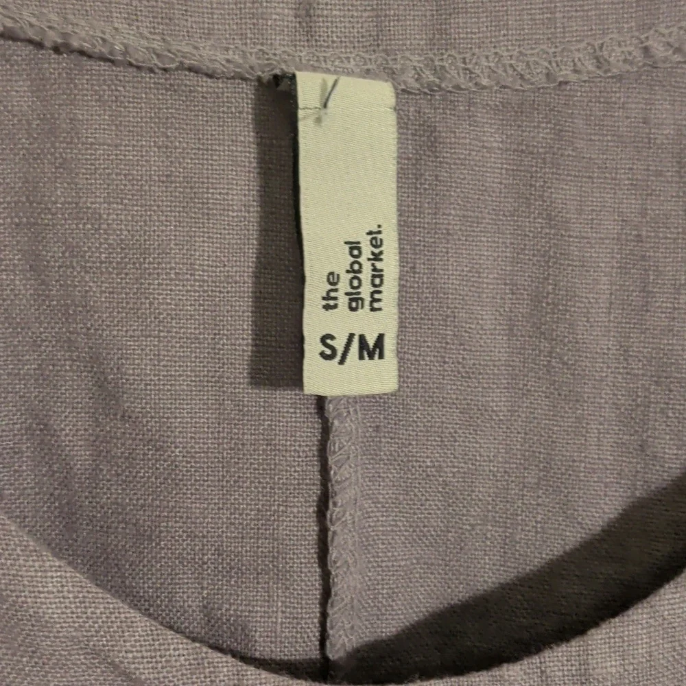 THE GLOBAL MARKET LINEN dress - size small/medium - Picture 2 of 9